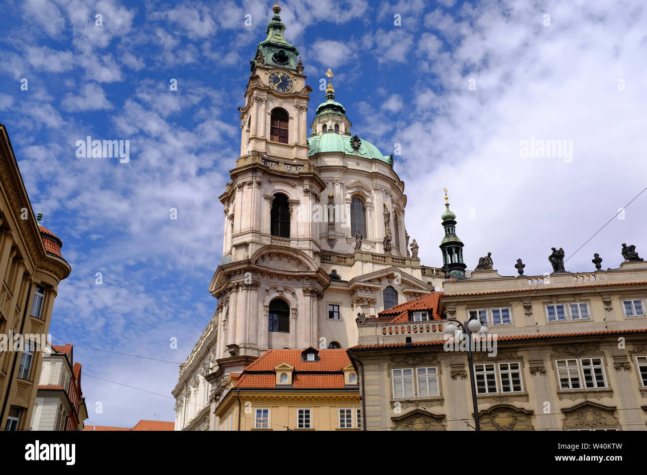 Area vicino Ponte Carlo a Praga, Repubblica Ceca Foto Stock