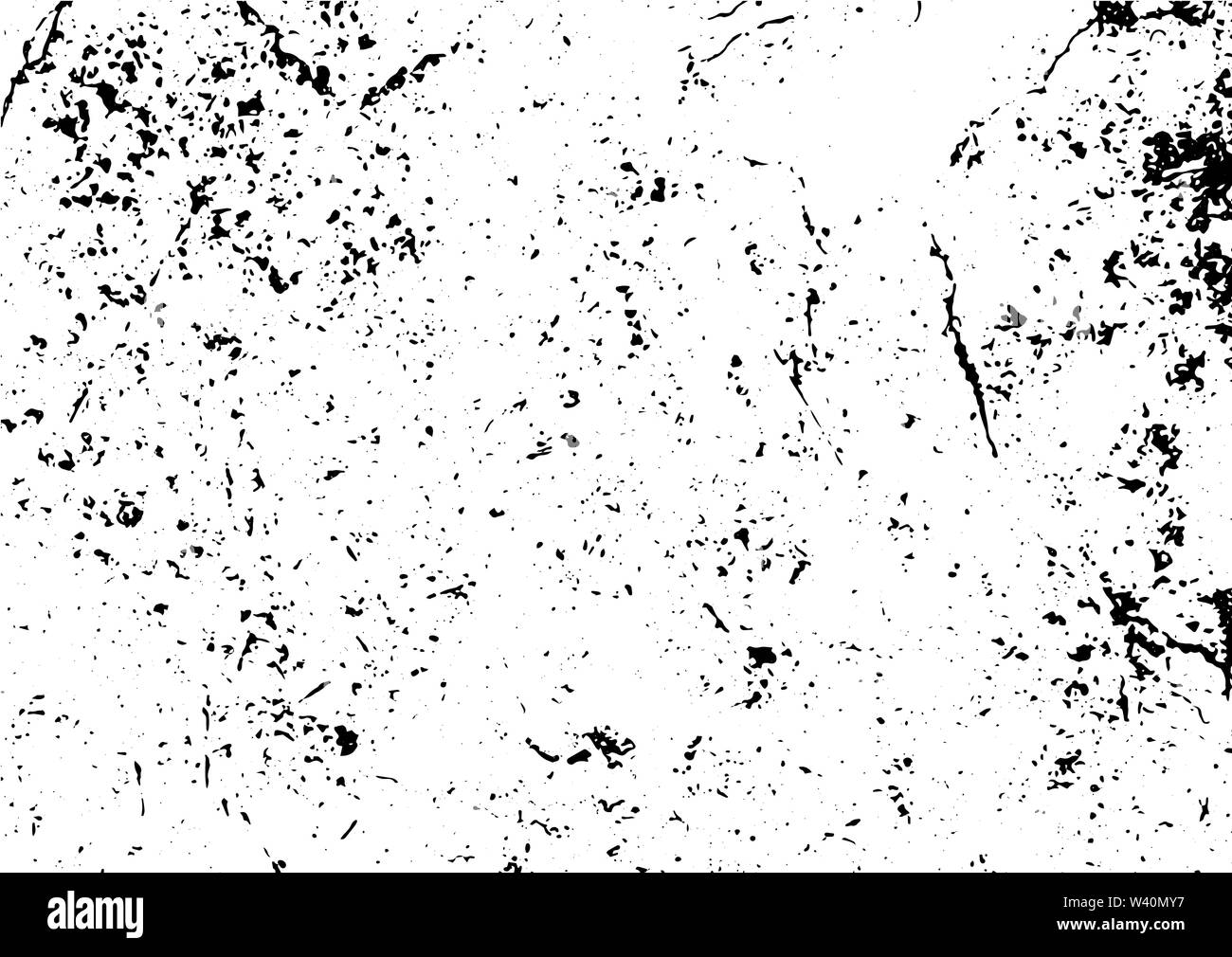 Bianco e nero grunge. Sovrapposizione di emergenza texture. Abstract la polvere dalla superficie ruvida e muro sporco il concetto di sfondo. Illustrazione di emergenza semplicemente luogo ov Foto Stock