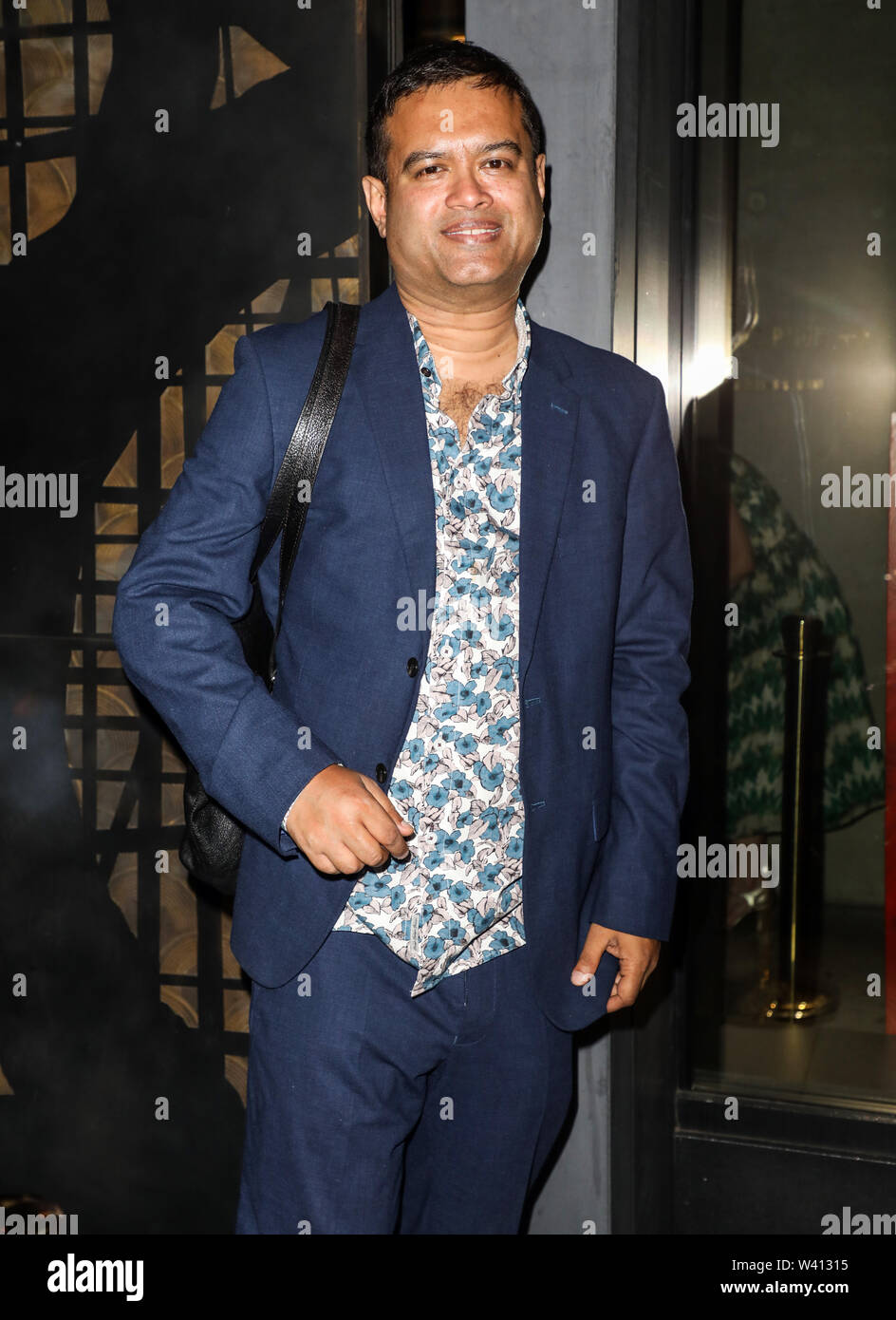 Londra, Regno Unito. 18 Luglio, 2019. Paolo Sinha frequentando il ITV festa estiva 2019 A Nobu Shoreditch a Londra Credito: SOPA Immagini limitata/Alamy Live News Foto Stock