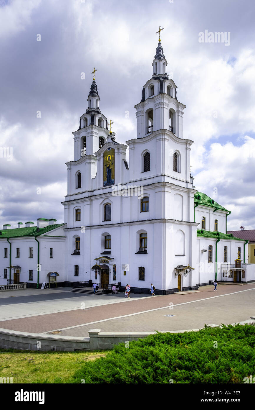 Lo Spirito Santo nella cattedrale di Minsk, Bielorussia - immagine verticale Foto Stock