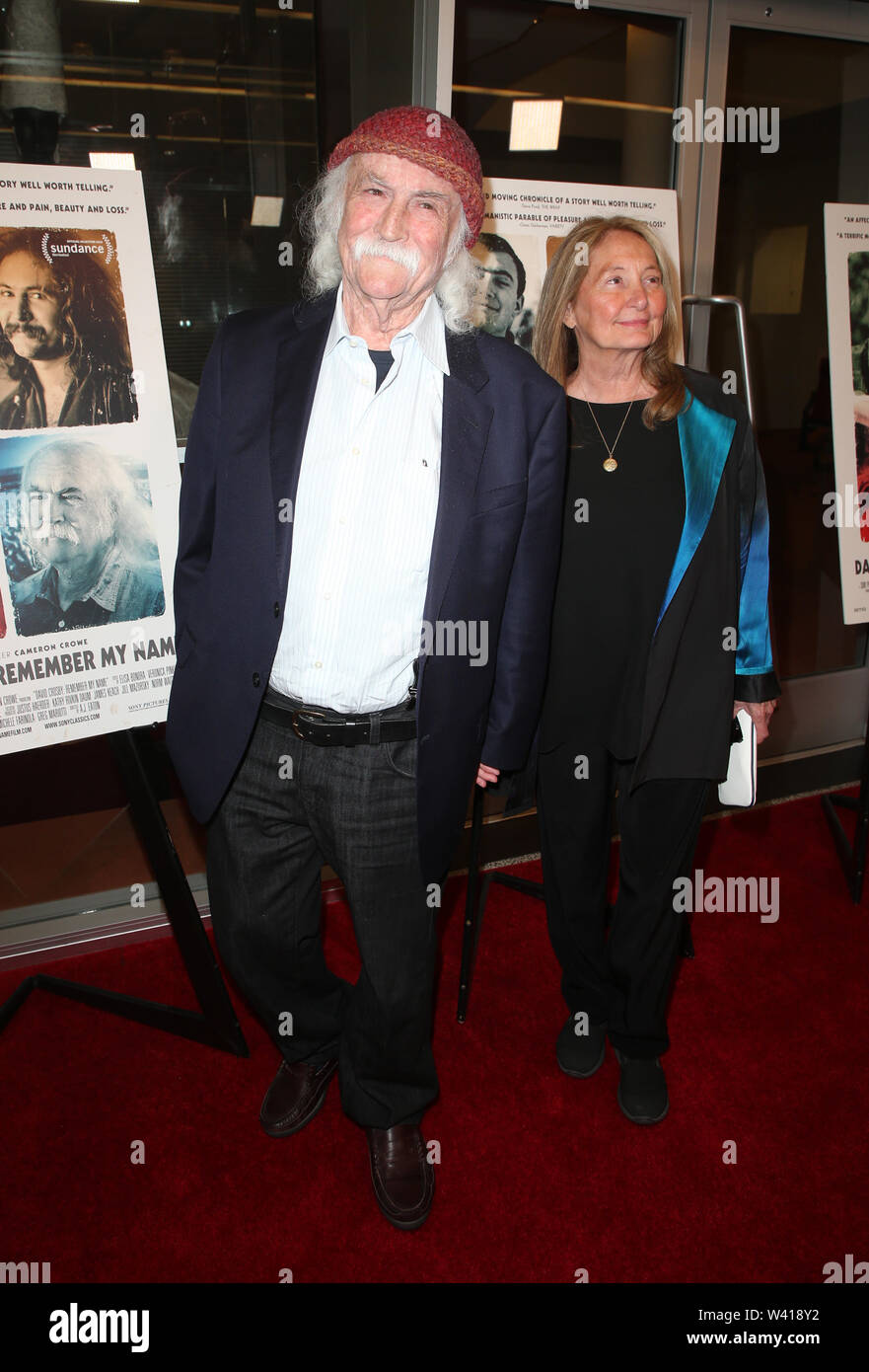 Luglio 18, 2019 - Los Angeles, CA, Stati Uniti d'America - 18 Luglio 2019 - Los Angeles, California - David Crosby, Danza gen. David Crosby: ricordare il mio nome Film Premiere detenute a Linwood Dunn Teatro. Photo credit: Faye Sadou/AdMedia (credito Immagine: © Faye Sadou/AdMedia via ZUMA filo) Foto Stock