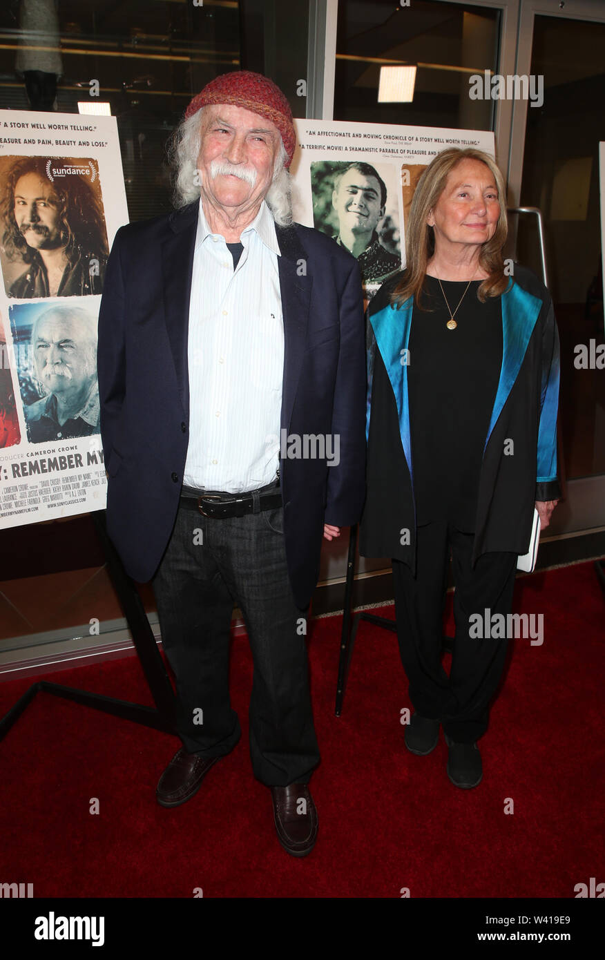 Luglio 18, 2019 - Los Angeles, CA, Stati Uniti d'America - 18 Luglio 2019 - Los Angeles, California - David Crosby, Danza gen. David Crosby: ricordare il mio nome Film Premiere detenute a Linwood Dunn Teatro. Photo credit: Faye Sadou/AdMedia (credito Immagine: © Faye Sadou/AdMedia via ZUMA filo) Foto Stock