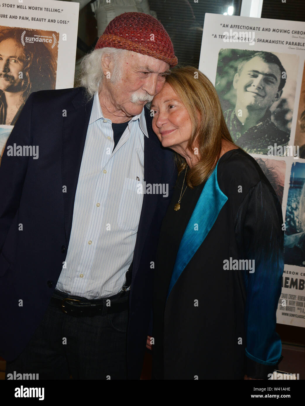 Los Angeles, Stati Uniti d'America. 18 Luglio, 2019. David Crosby, Jan Dance 012 partecipa alla premiere di Sony Pictures Classic's 'David Crosby: ricordare il mio nome' a Linwood Dunn teatro sulla luglio 18, 2019 a Los Angeles, California. Credito: Tsuni/USA/Alamy Live News Foto Stock