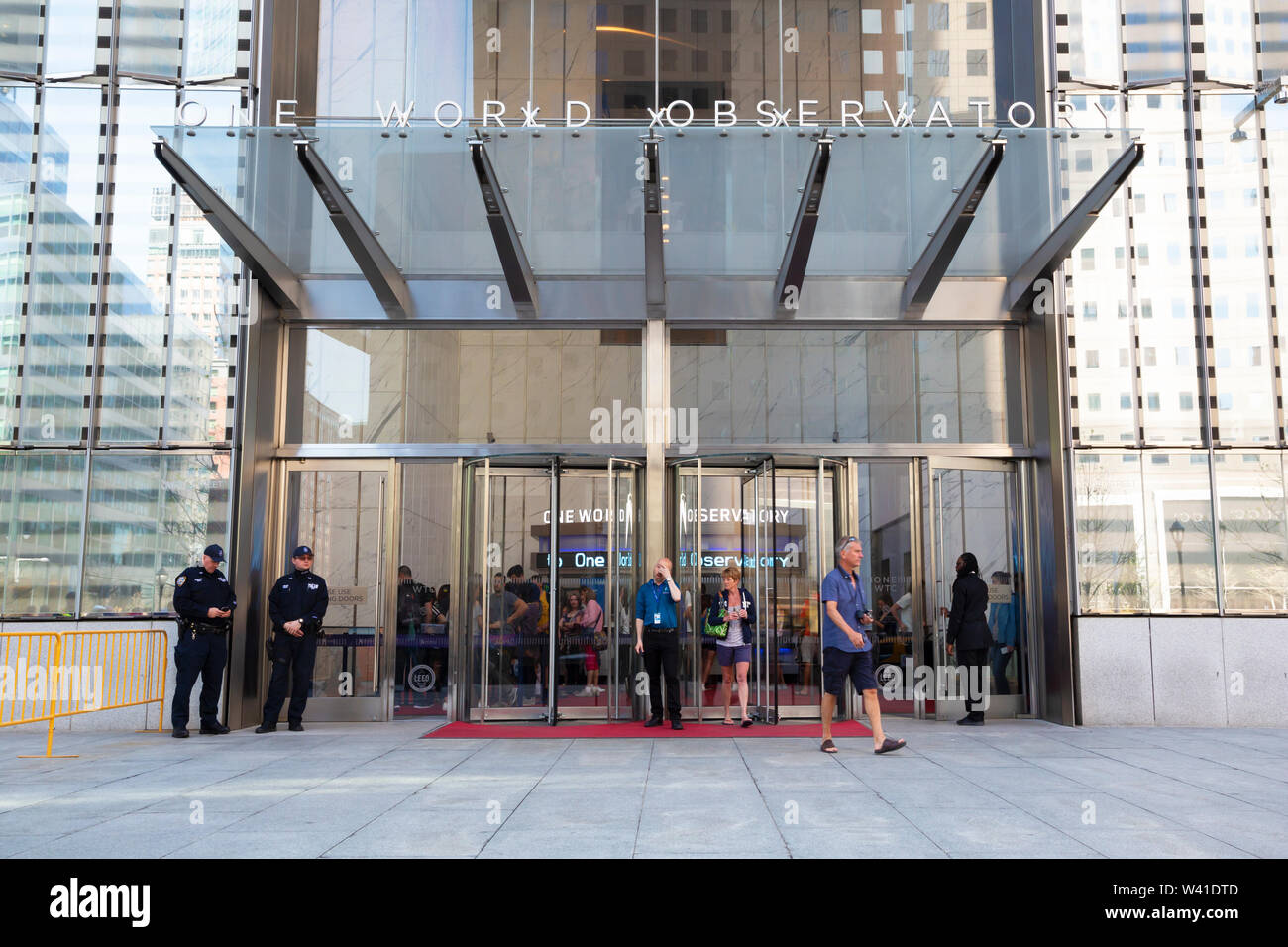 Ingresso libero a un Osservatorio mondiale a Manhattan Foto Stock