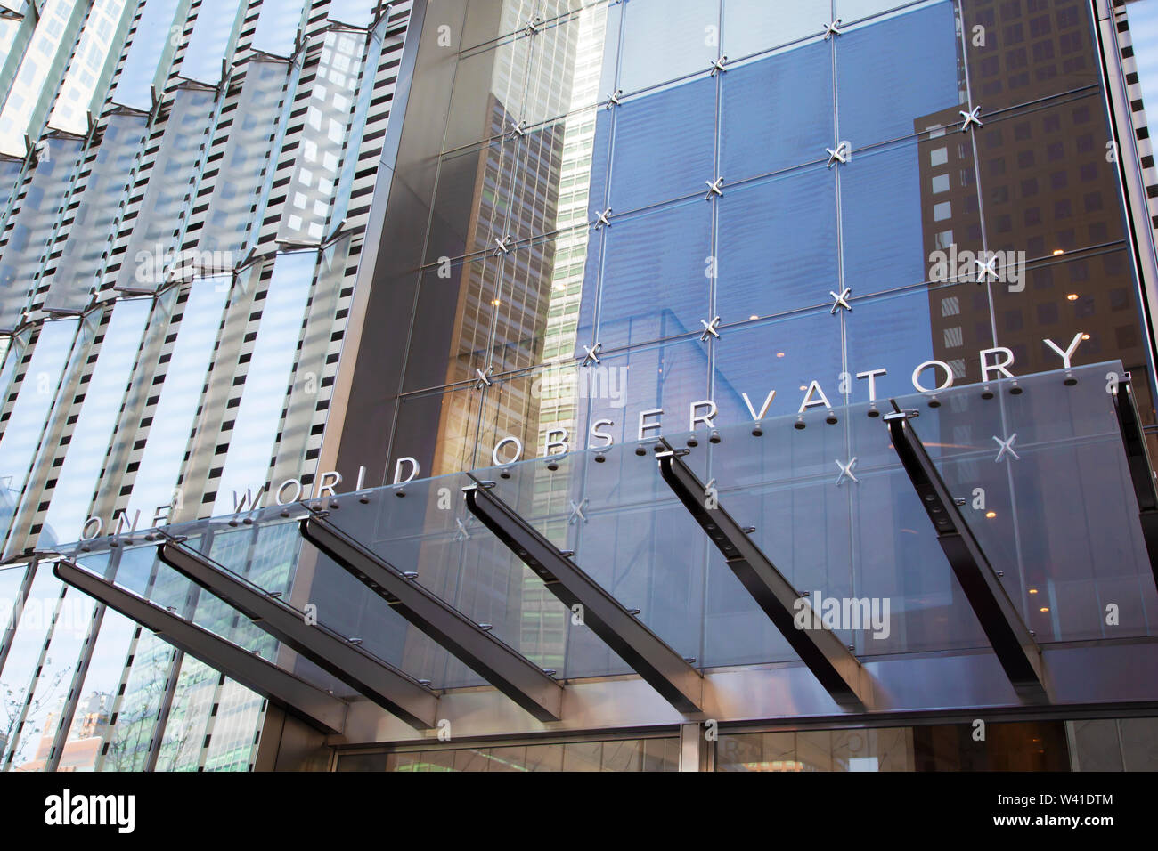Ingresso libero a un osservatorio mondiale, il grattacielo più alto nell'emisfero occidentale Foto Stock