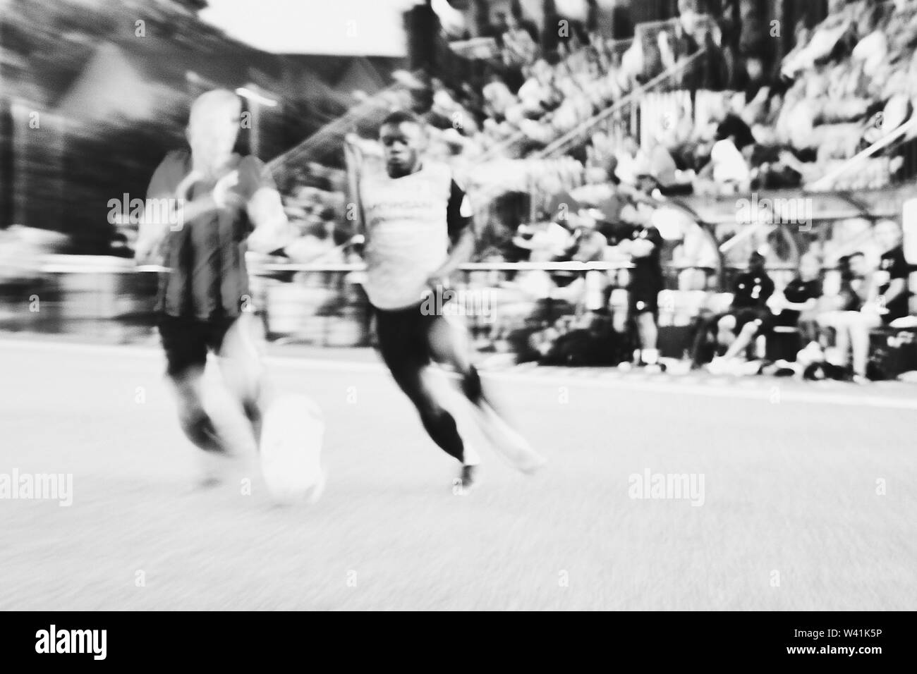 Slough Town FC vs AFC Bournemouth U23 a pergolato PARK, Slough, Berkshire, Inghilterra martedì 16 luglio 2019. Foto: Filippo J.A Benton Foto Stock