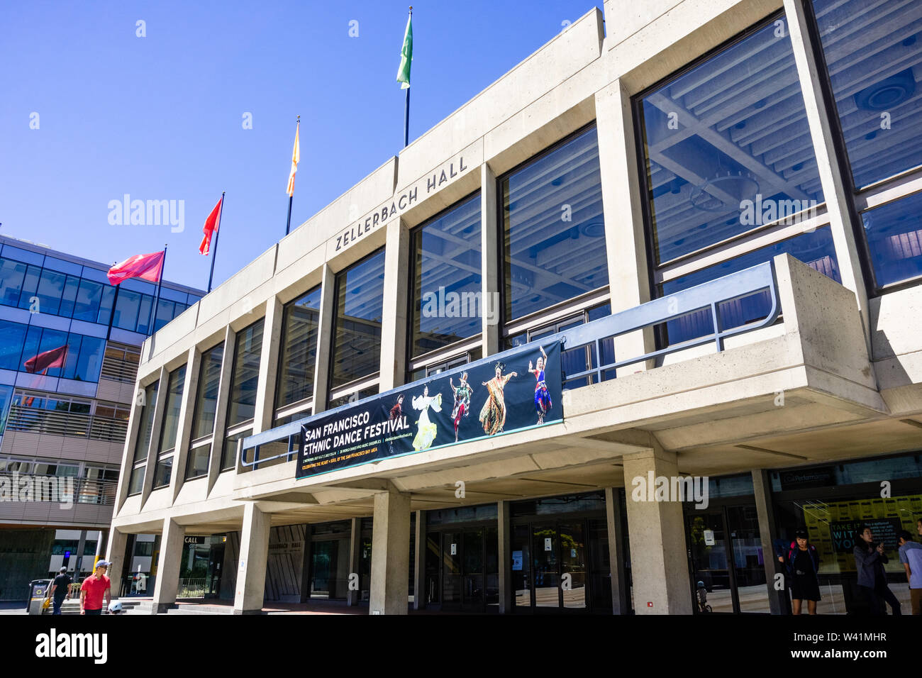 Luglio 13, 2019 Berkeley / CA / STATI UNITI D'AMERICA - Zellerbach Hall, un multi-sede Strumento di performance, nel campus della UC Berkeley Foto Stock