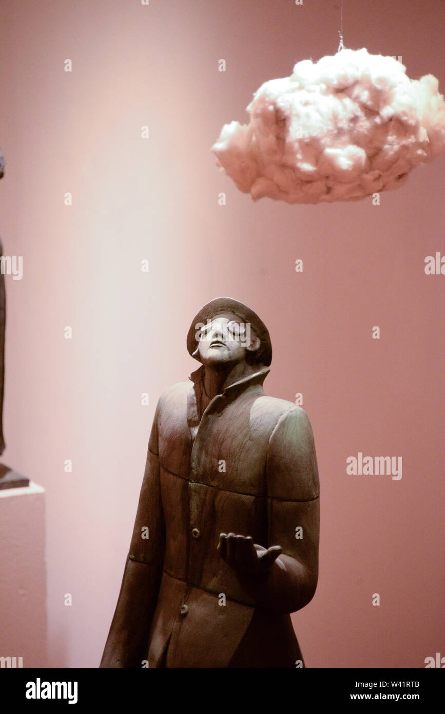L'Europa, Italia, Emilia-Romagna, Bologna, battuti dell'Oratorio di Santa Maria della Vita, Sergio Zanni scultore Foto Stock