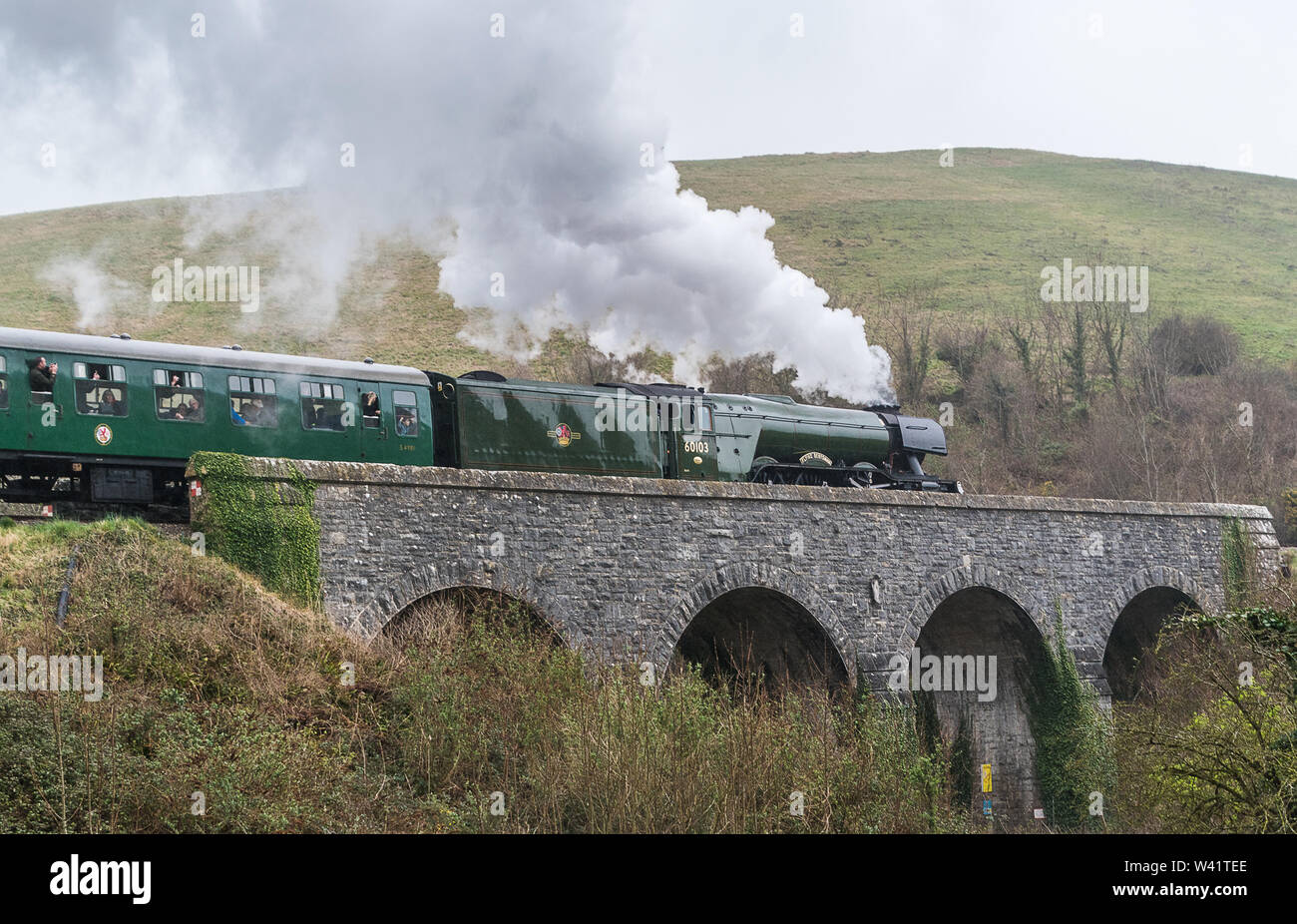 Flying Scotsman Foto Stock