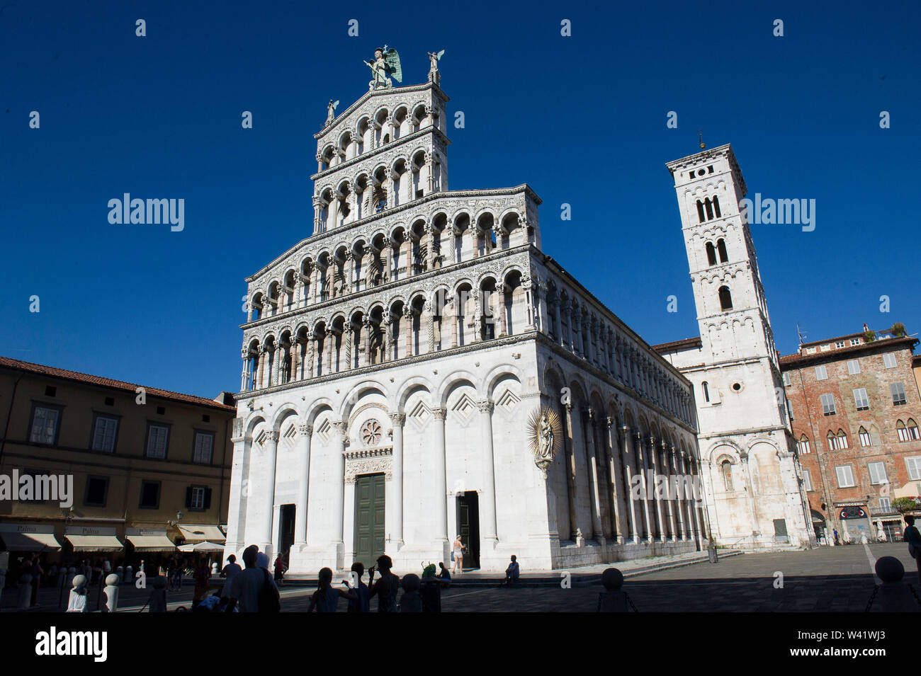 L'Italia, Toscana, Lucca, Chiesa di San Michele in Foro Foto Stock