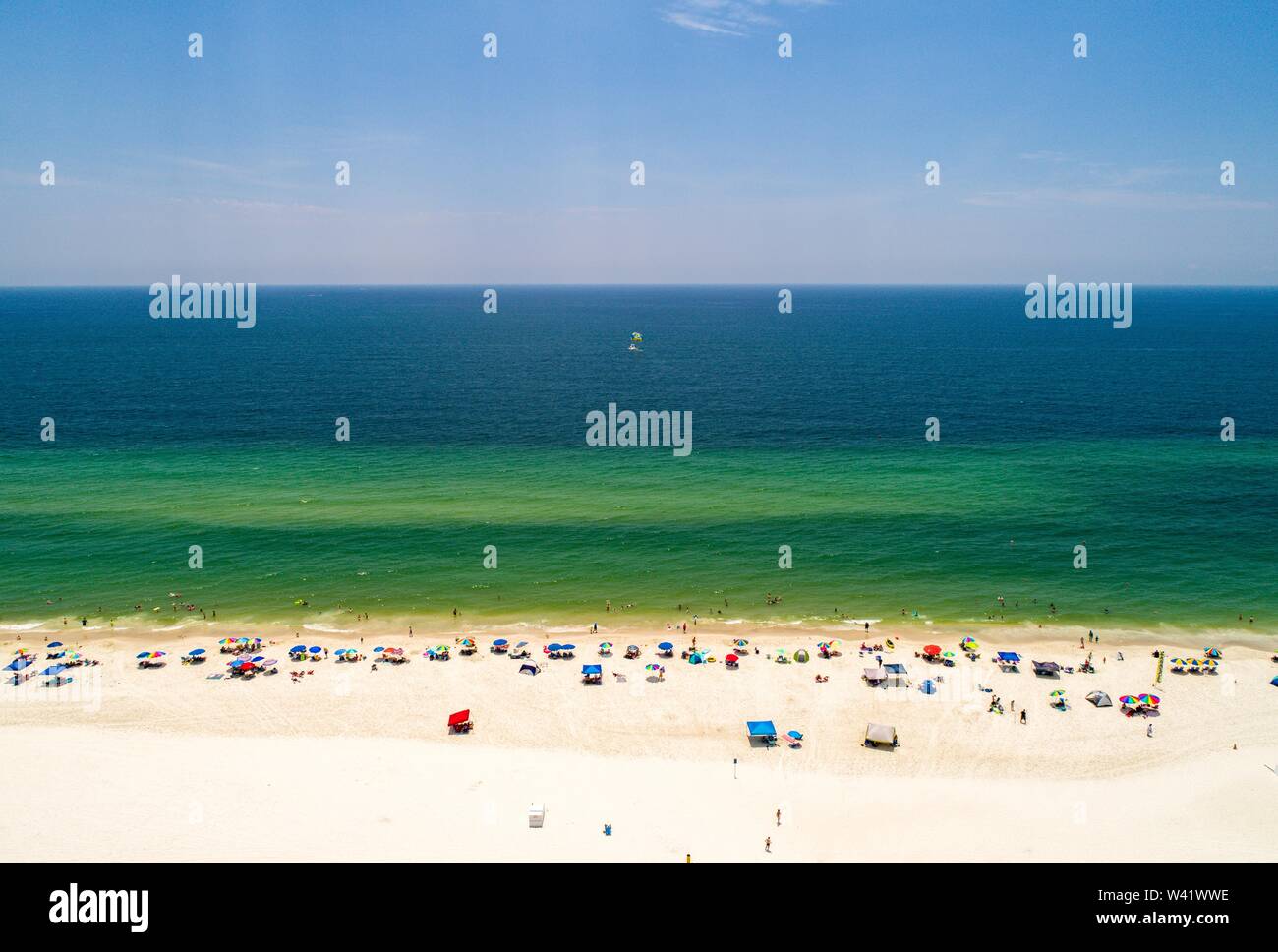 Gulf Shores Beach, Alabama Foto Stock