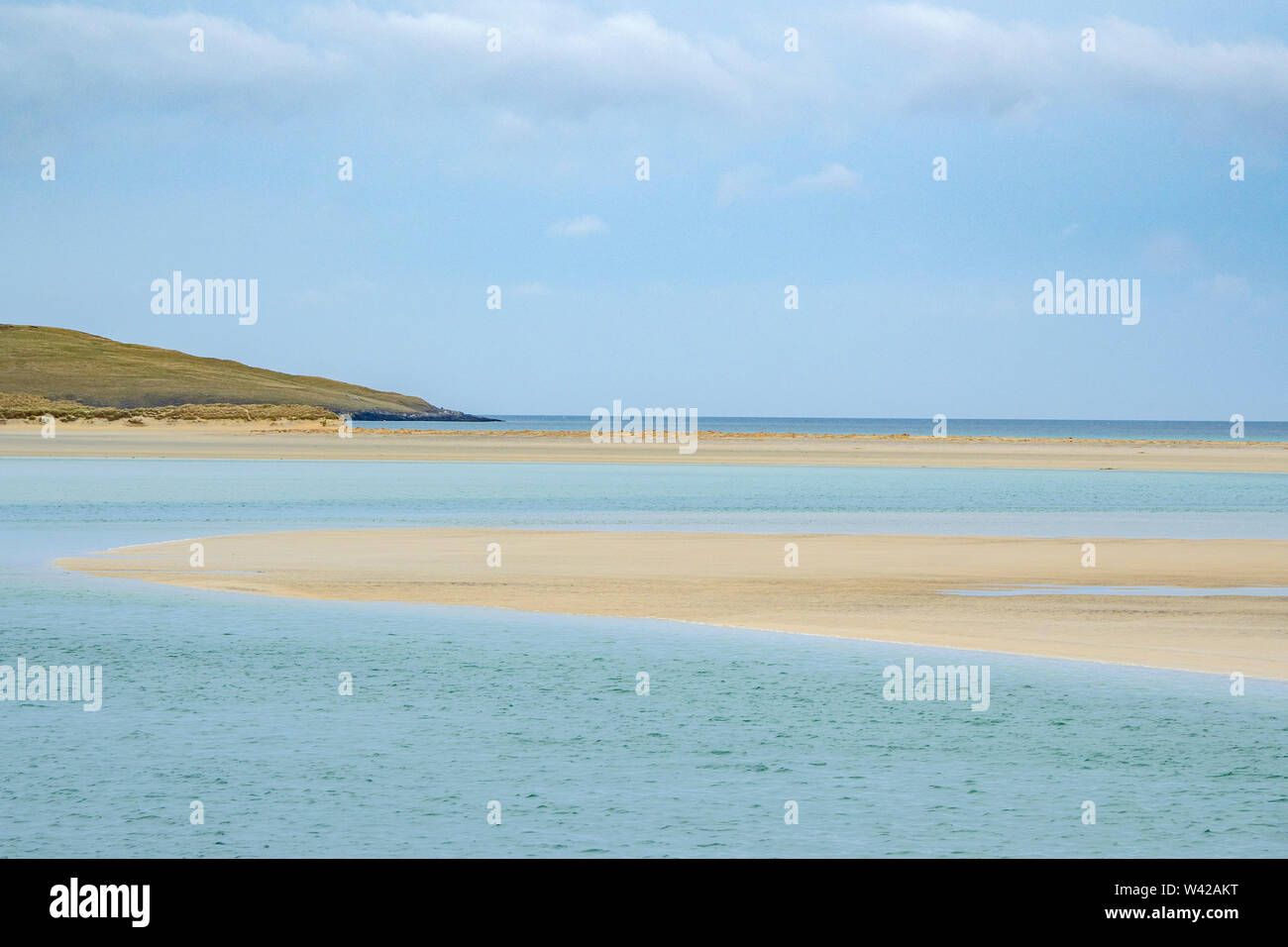 Losgaintir Beach, Isle of Harris, Scotland, Regno Unito Foto Stock