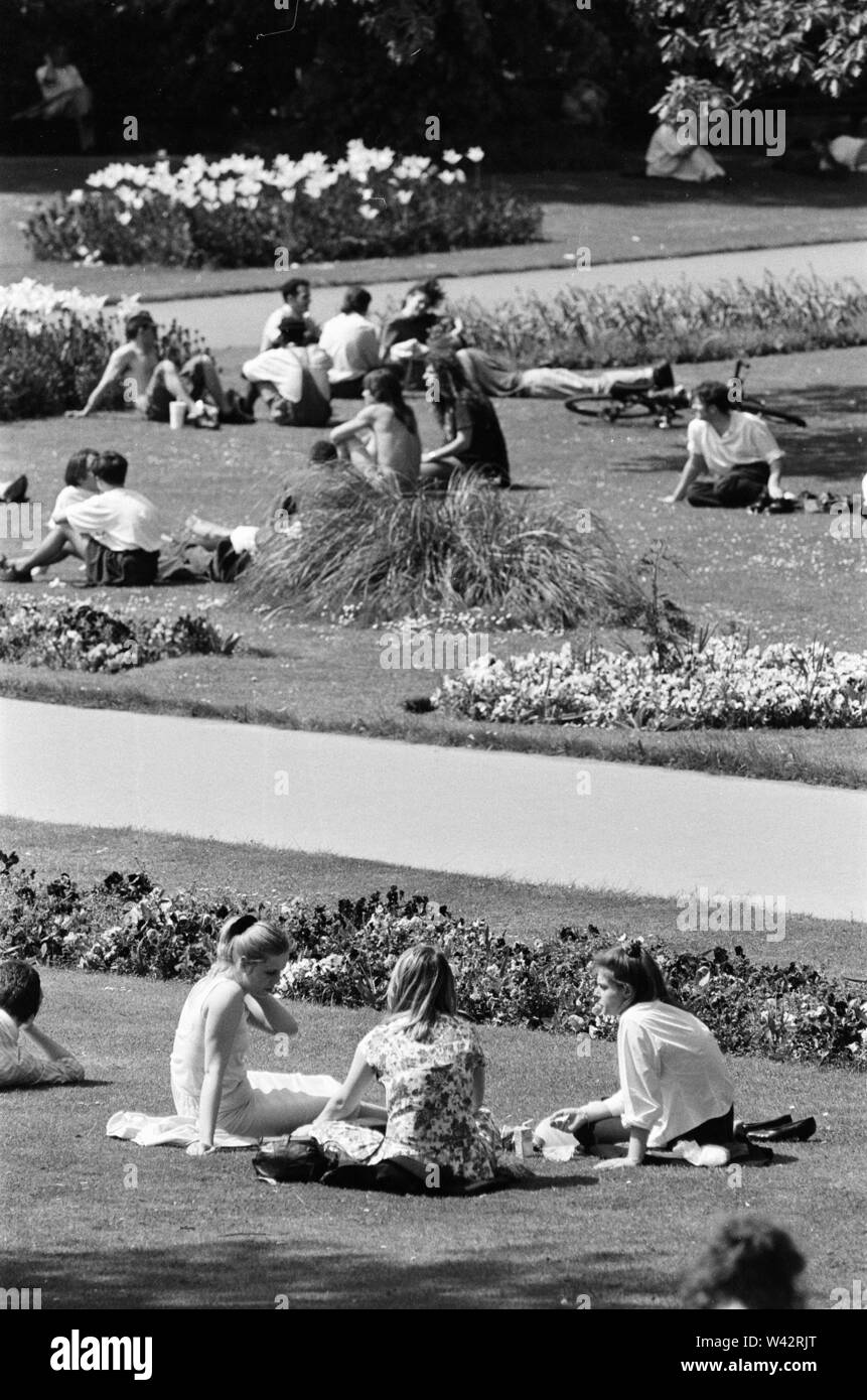 Tempo caldo foto, lettura, giovedì 14 maggio 1992. Foto Stock