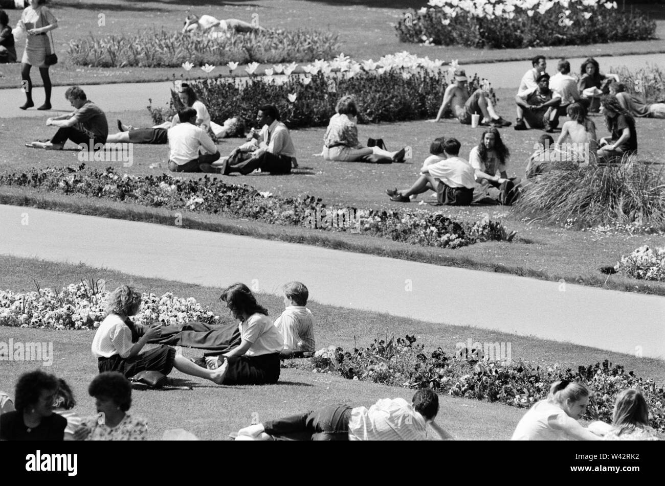 Tempo caldo foto, lettura, giovedì 14 maggio 1992. Foto Stock