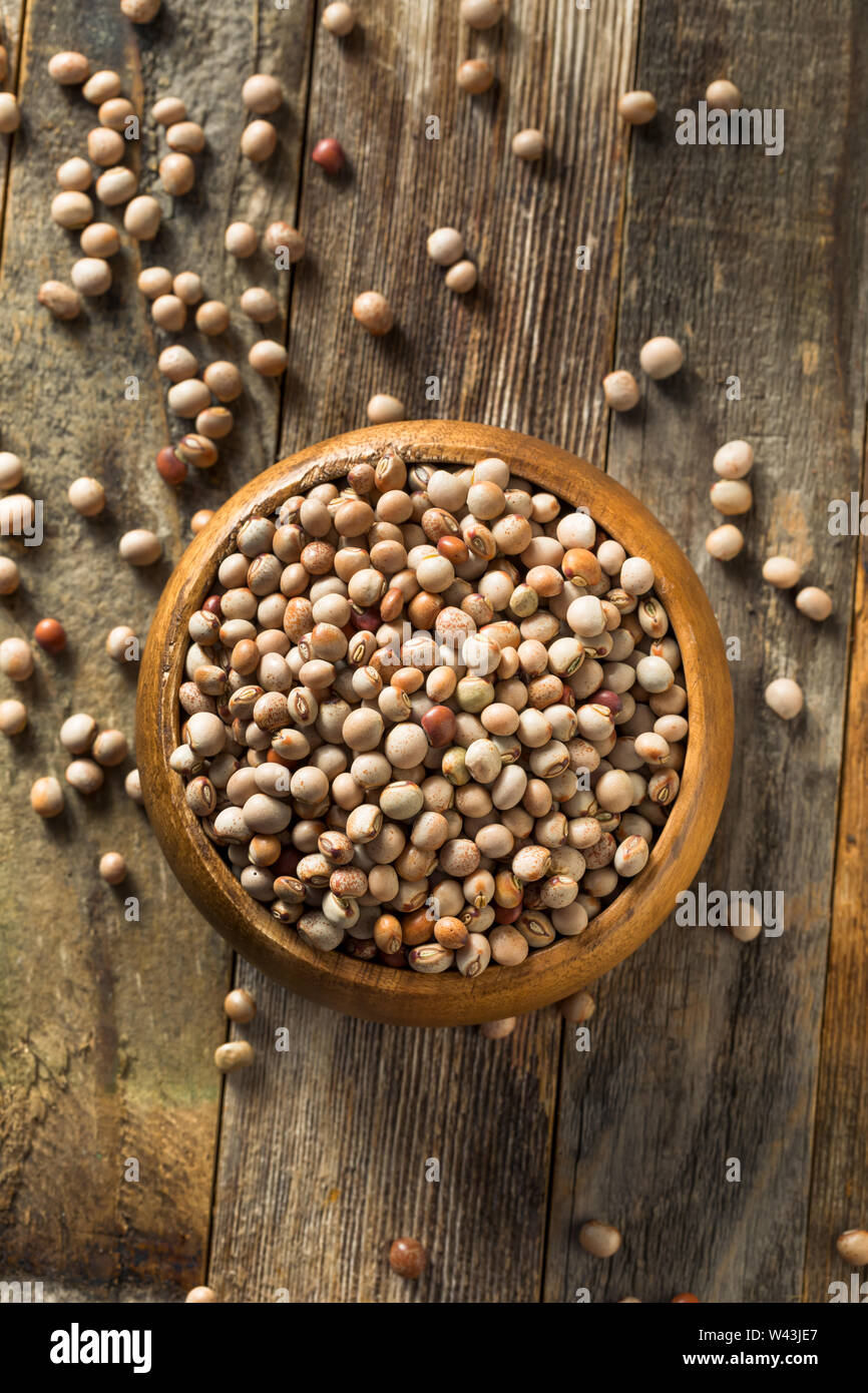 Organici Toor a secco tutto il piccione piselli in una ciotola Foto Stock