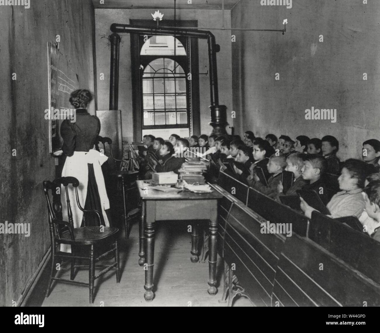 Classroom - Jacob A. Riis. Foto Stock