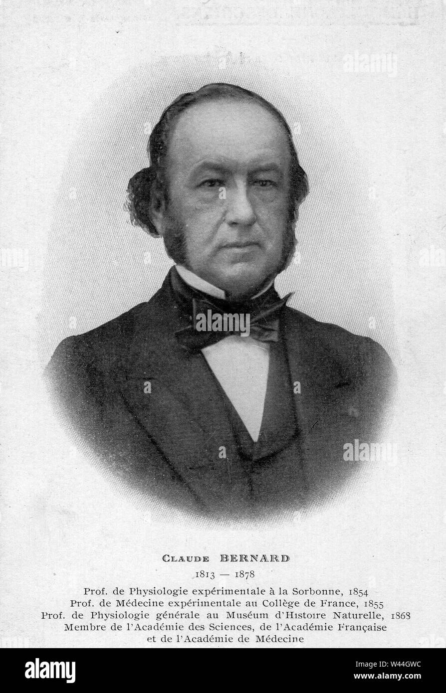 Claude Bernard (1813-1878). Foto Stock