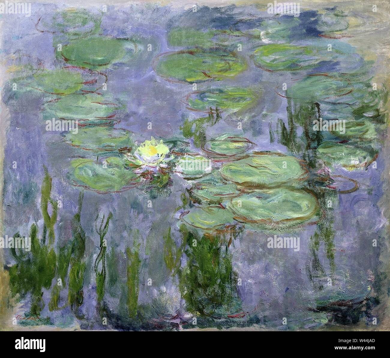 Claude Monet Nympheas 1915 Musee Marmottan di Parigi. Foto Stock