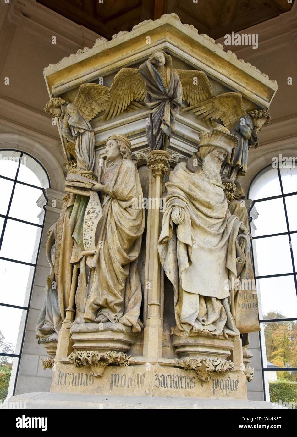 Claus Sluter (1350-1406) Mozesput Champmol Jeremia Zacharia 23-10-2016 15-17-07. Foto Stock