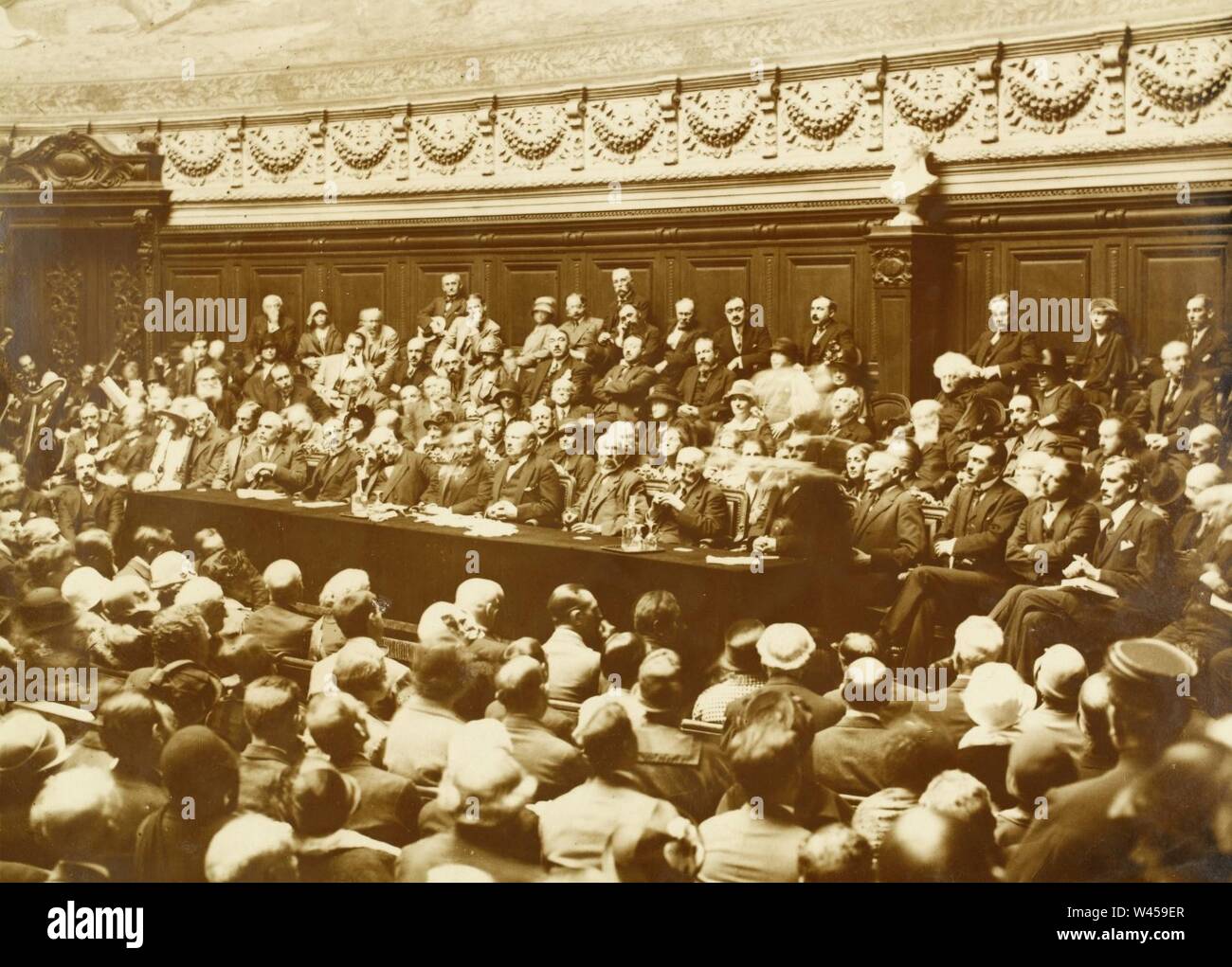 Congrès universel de la Paix, Paris, 1925. Foto Stock