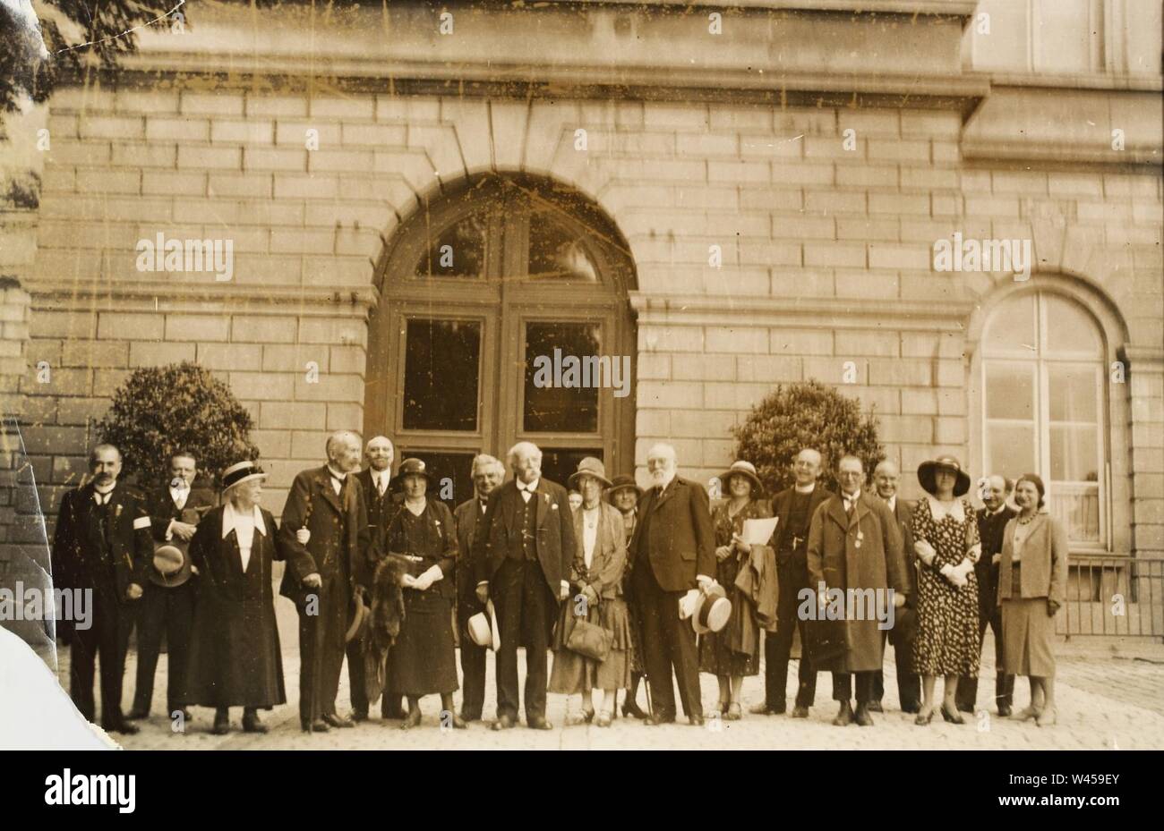 Congrès universel de la Paix, Bruxelles, 1931. Foto Stock