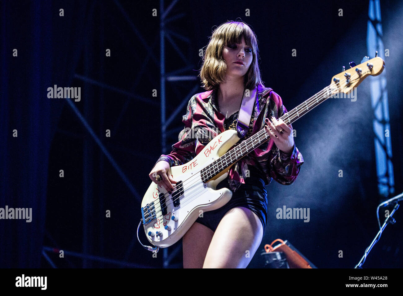 Il Barolo, Italia 6 luglio 2019 Maneskin live al Festival Collisioni 2019 © Roberto Finizio / Alamy Foto Stock