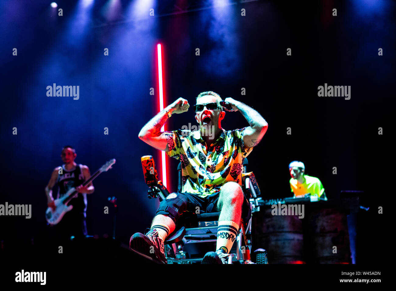 Il Barolo, Italia 6 luglio 2019 Salmo live al Festival Collisioni 2019 © Roberto Finizio / Alamy Foto Stock