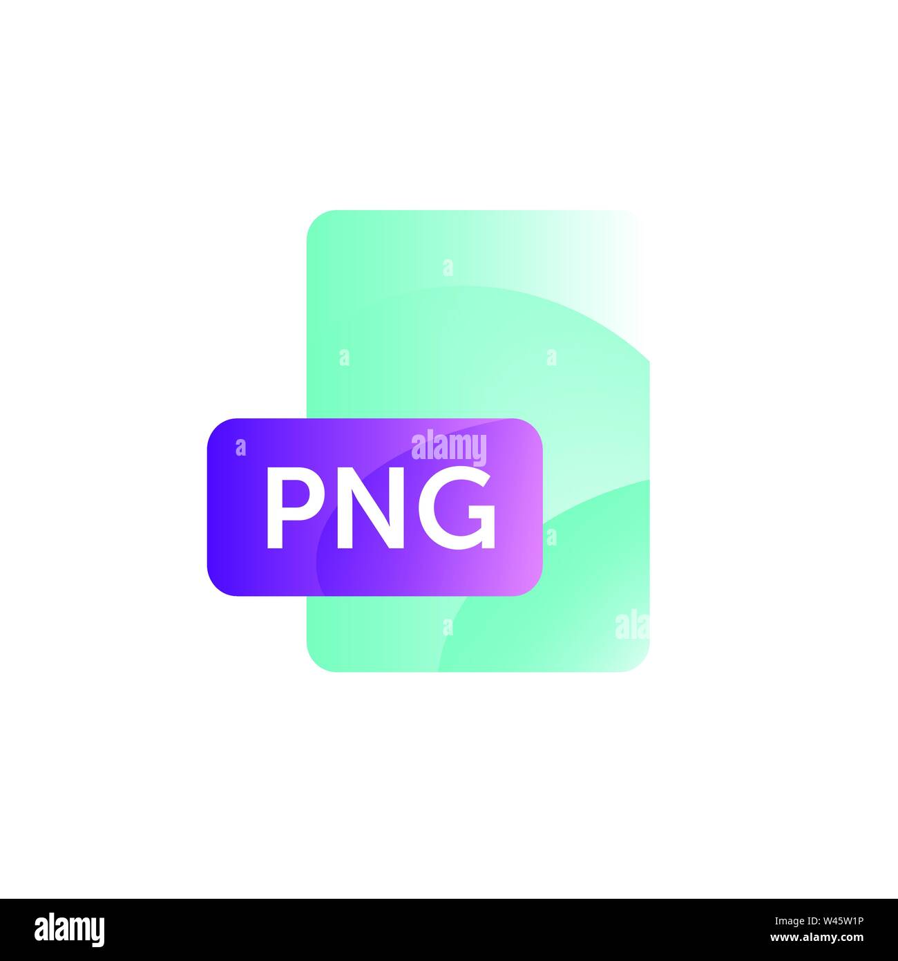 Il formato PNG icona. Vettore. Gradiente stile piatto. Luminose, illustrazione di moda di icone. Immagine è isolato su sfondo bianco. Una icona moderna per il Illustrazione Vettoriale