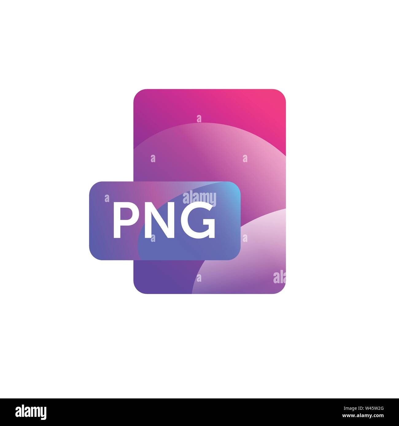 Il formato PNG icona. Vettore. Gradiente stile piatto. Luminose, illustrazione di moda di icone. Immagine è isolato su sfondo bianco. Una icona moderna per il Illustrazione Vettoriale