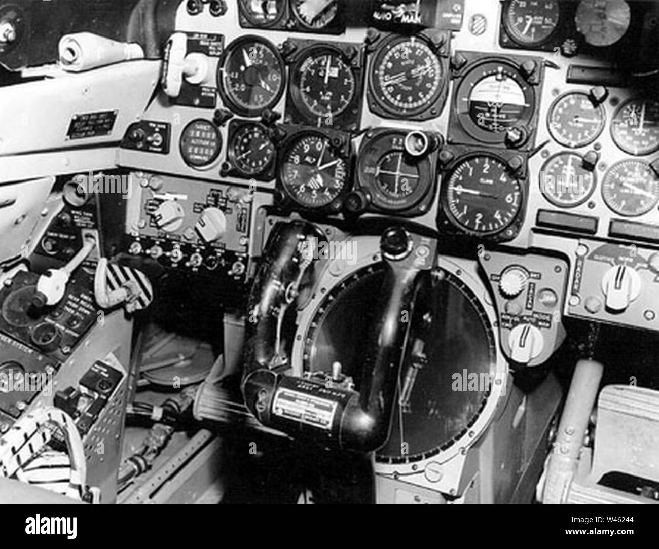 Convair F-106un prototipo di pannello anteriore 060928-F-1234S-049. Foto Stock