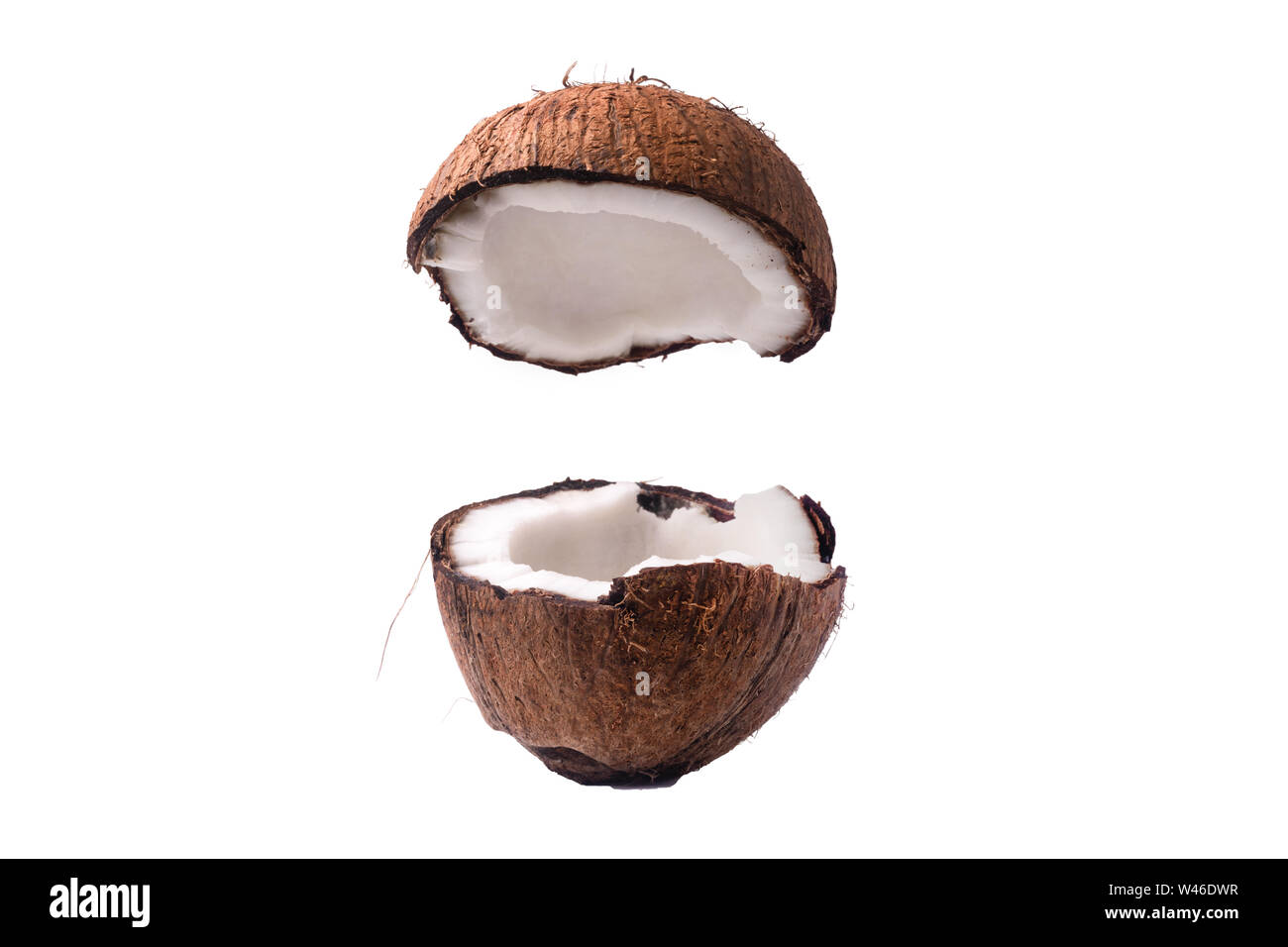 Gusci Di Noce Di Cocco - 2 Met&agrave; Per Artigianato, Decorazione O Cucina