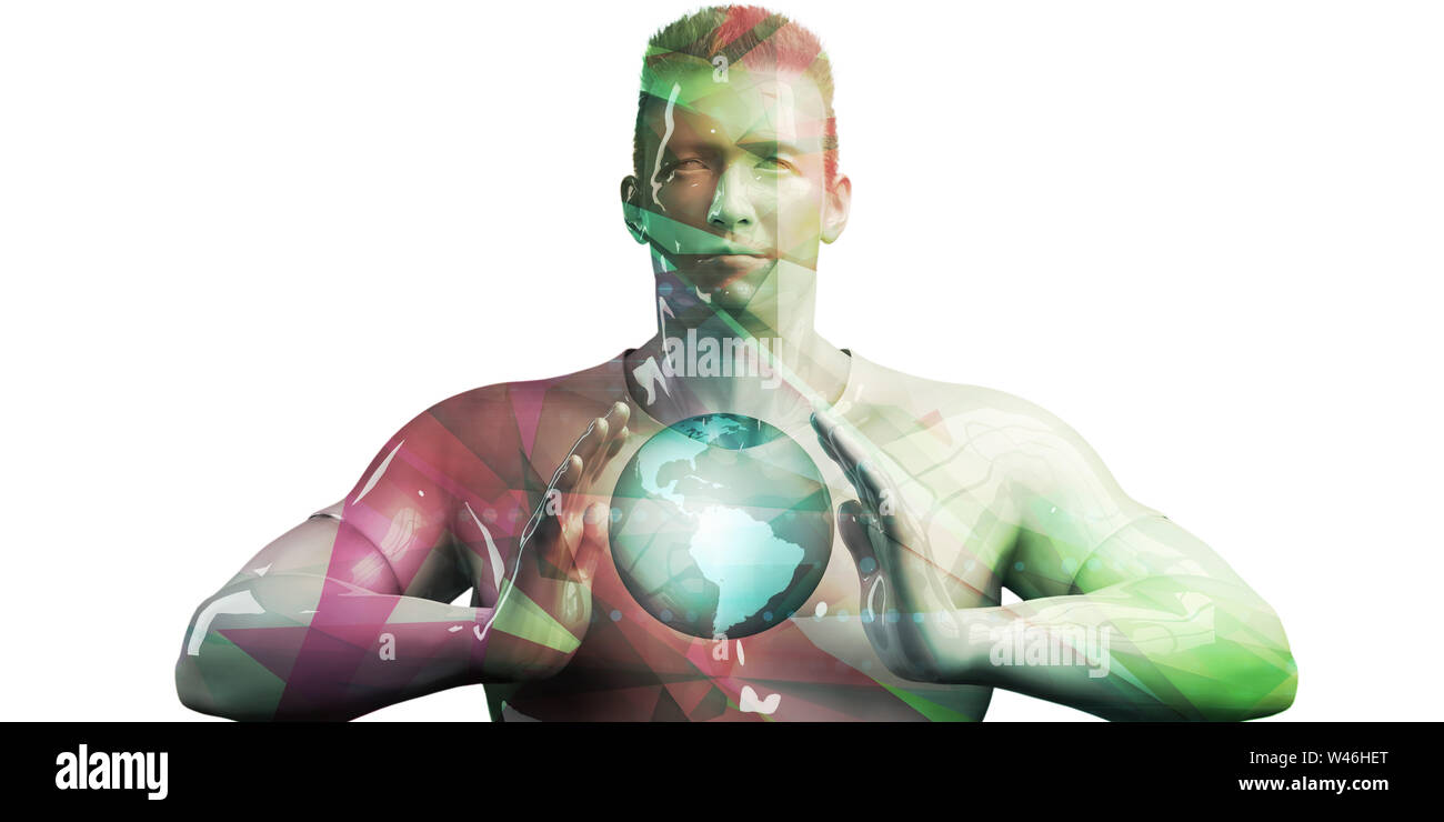 Global Medical Network per le soluzioni di tecnologia di arte Foto Stock