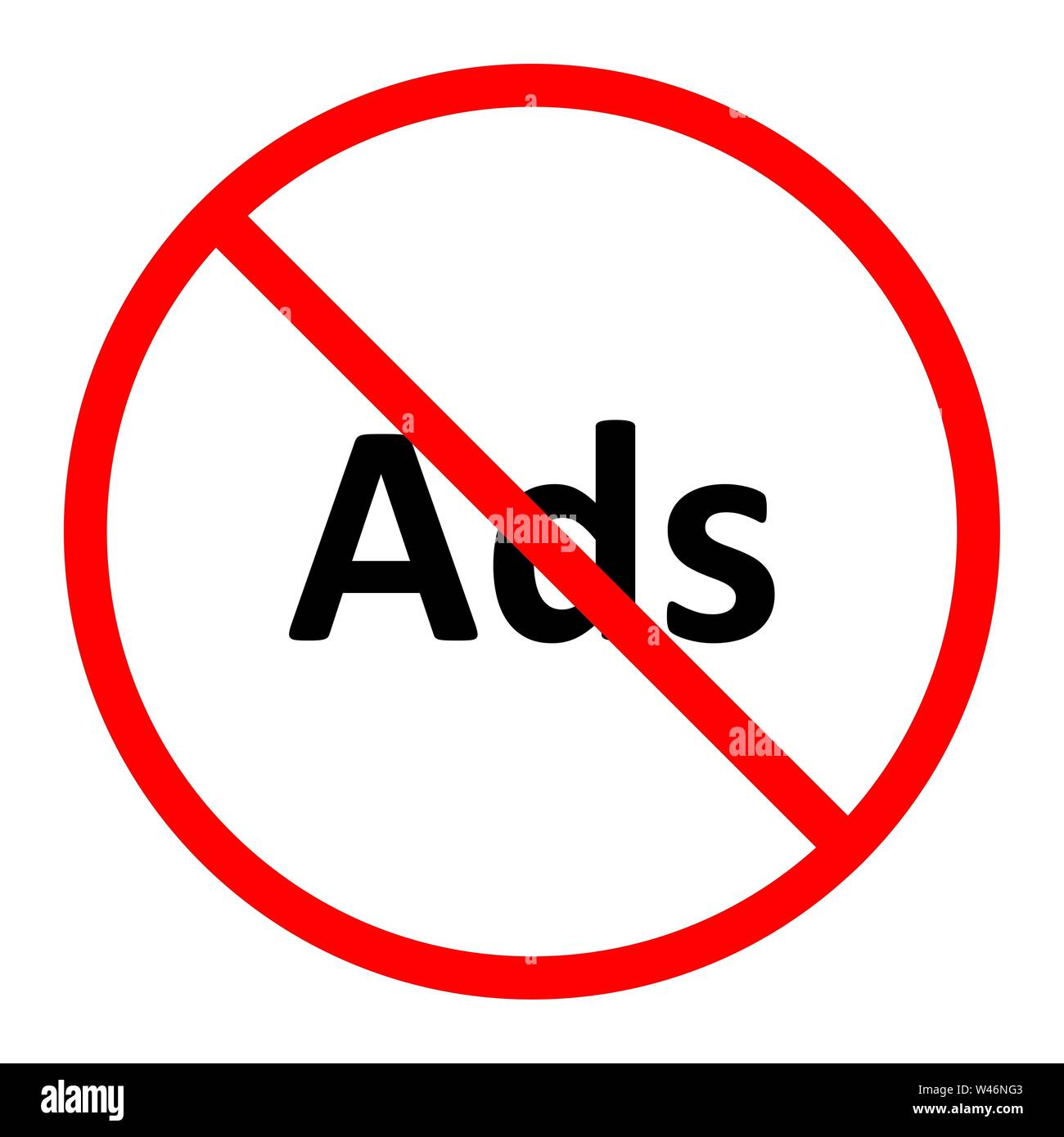 Saltare gli annunci l'icona del video o del logo illustrazione. l uso perfetto per il sito web, design pattern, ecc. Foto Stock