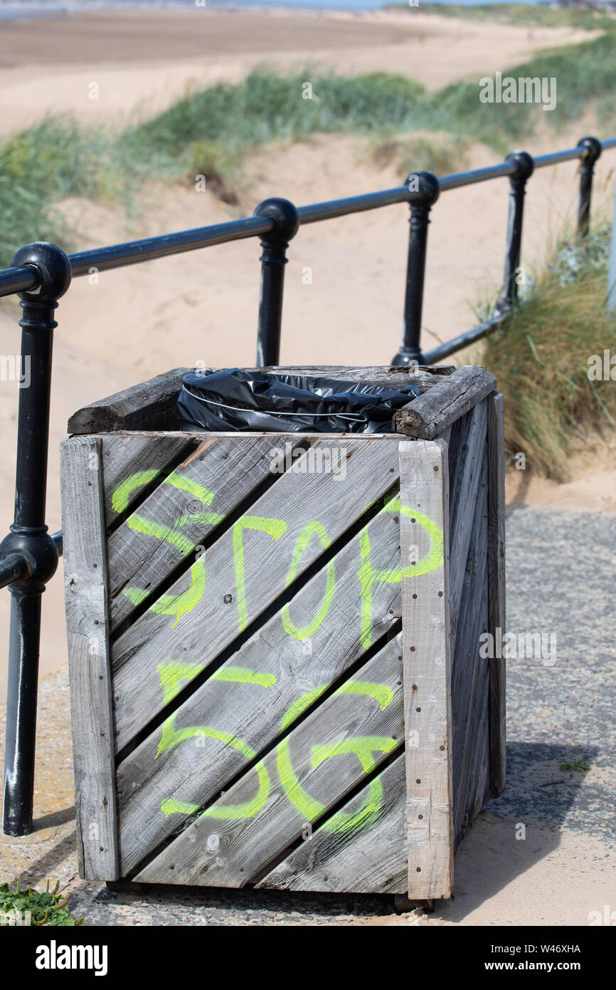 Graffiti chiamando per il rollout di 5G deve essere interrotta. Foto Stock