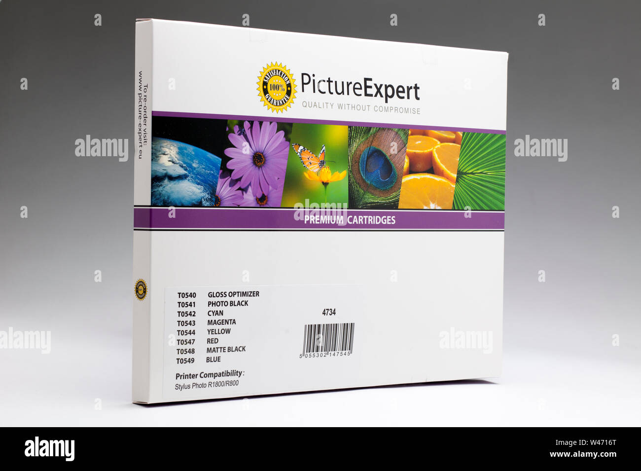 Sostituzione Pictureexpert inchiostri a pigmenti per Epson R1800 stampante stylus Foto Stock