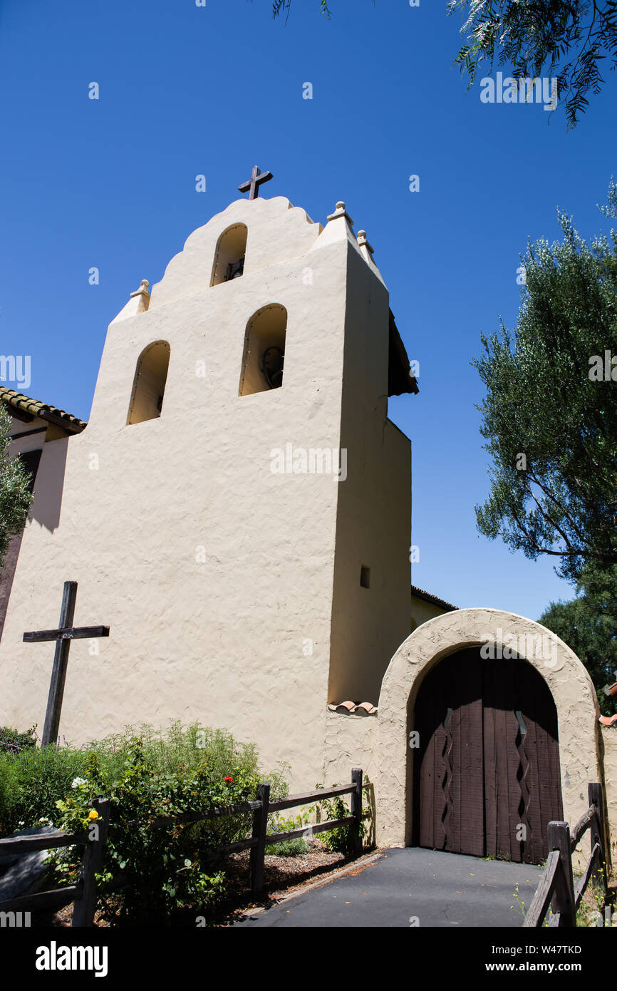 La Vecchia Missione di Santa Ines Solvang,Santa Barbara County, California ; Stati Uniti Foto Stock