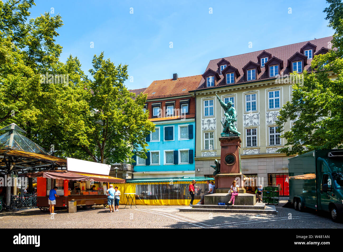 Città storica di Offenburg, Germania Foto Stock