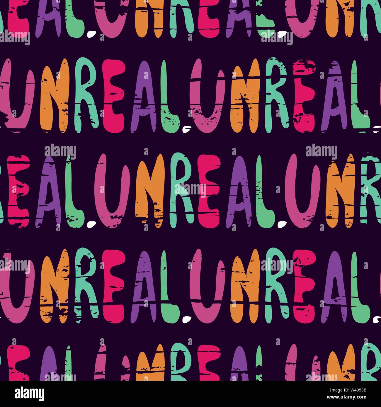 Un modello senza giunture di parole in inglese in stile graffiti. Qualità illustrazione vettoriale per il tuo design Illustrazione Vettoriale