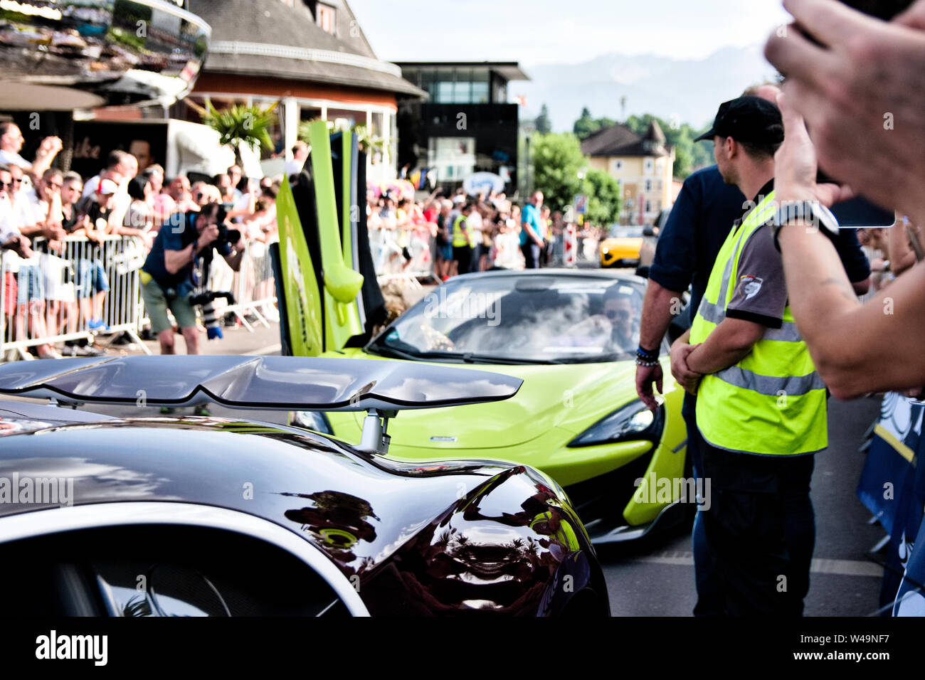 Velden, Woerthersee, AUSTRIA vetture Sport event il 15 giugno 2019 Foto Stock