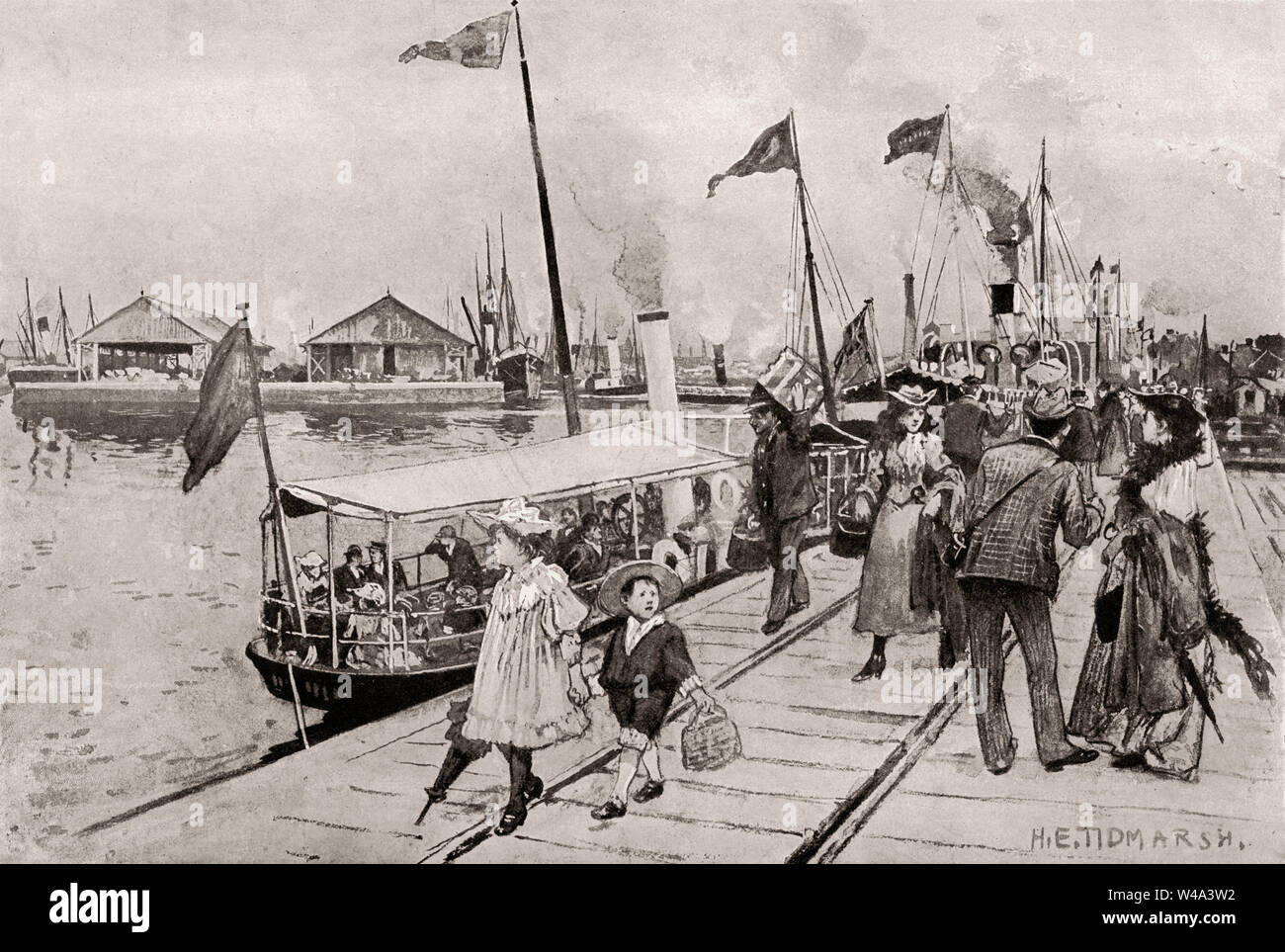Trafford Wharf, Salford docks, Greater Manchester, Inghilterra, Regno Unito, secolo XIX Foto Stock
