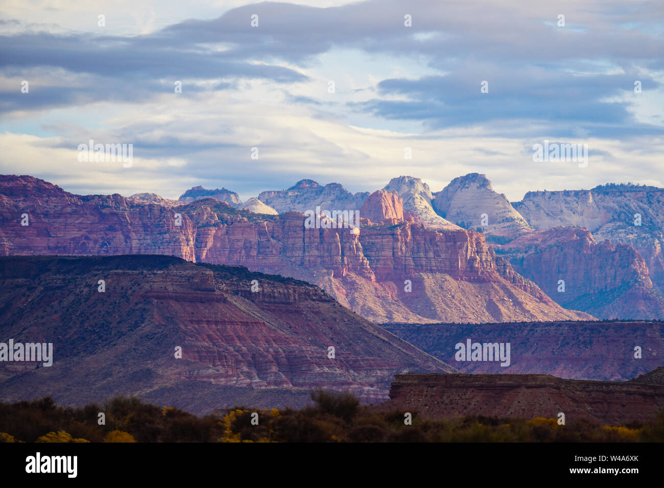 Le splendide formazioni rocciose attorno a pagina, Arizona, Stati Uniti d'America Foto Stock