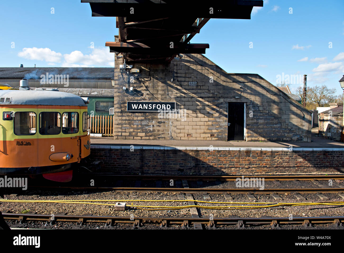 SJ (ferrovie svedesi) Y7 vagone ferroviario 1212 'HELGA' ora conservati e operativa nel 2019 sull'Nene Valley Railway a Wansford, REGNO UNITO Foto Stock