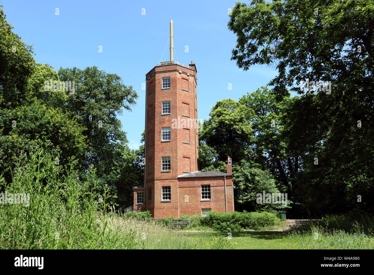 Torre Semaphore Chatley Heath Surrey Foto Stock