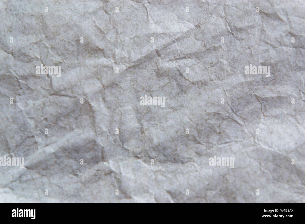 White carta sgualcita sfondo texture Foto Stock