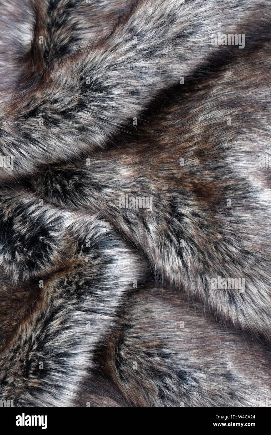 Lupo finta pelliccia sfondo texture Foto stock - Alamy