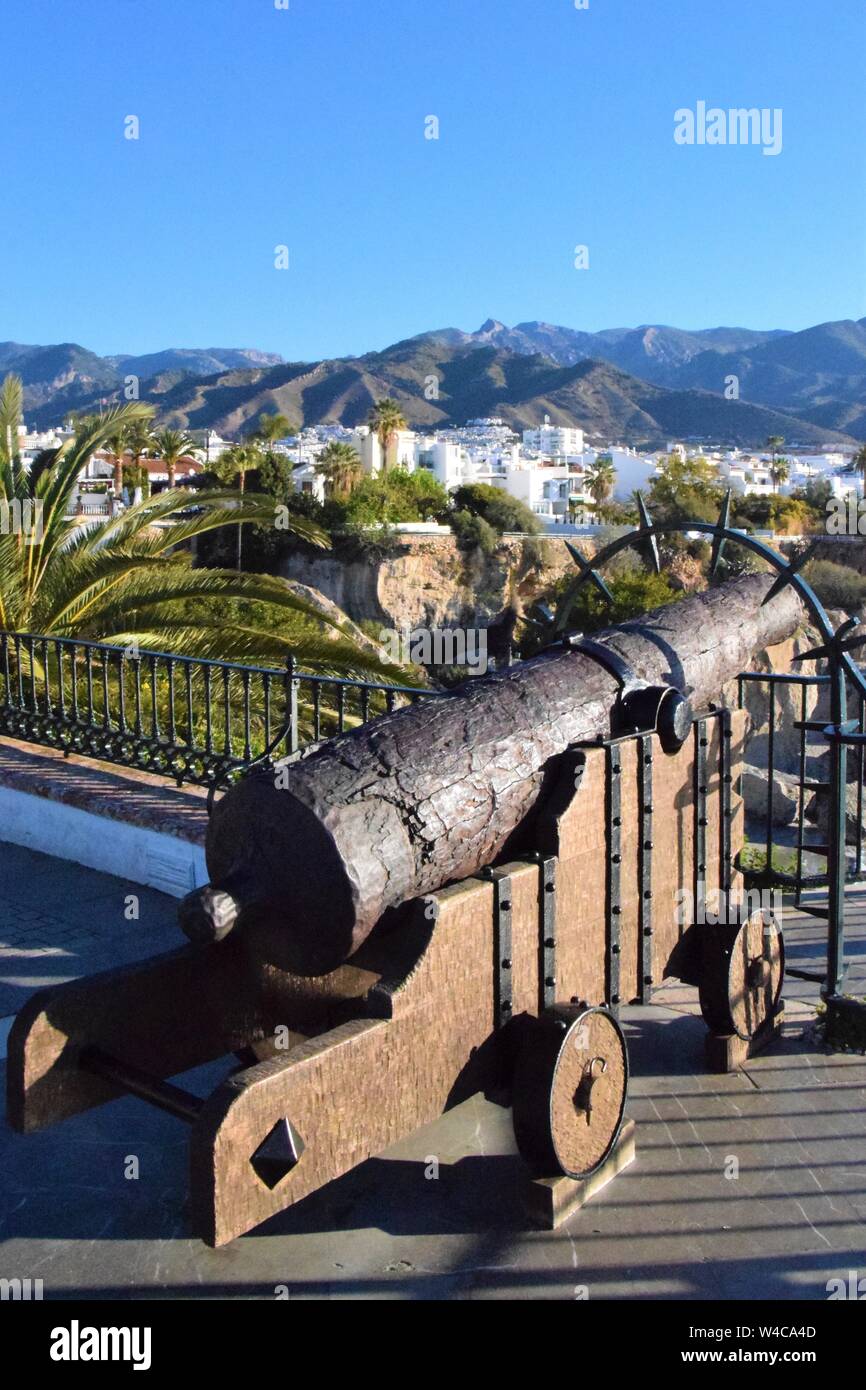 Fotografia Spiaggia di Nerja spagna andalusia Costa del Sol Foto Stock