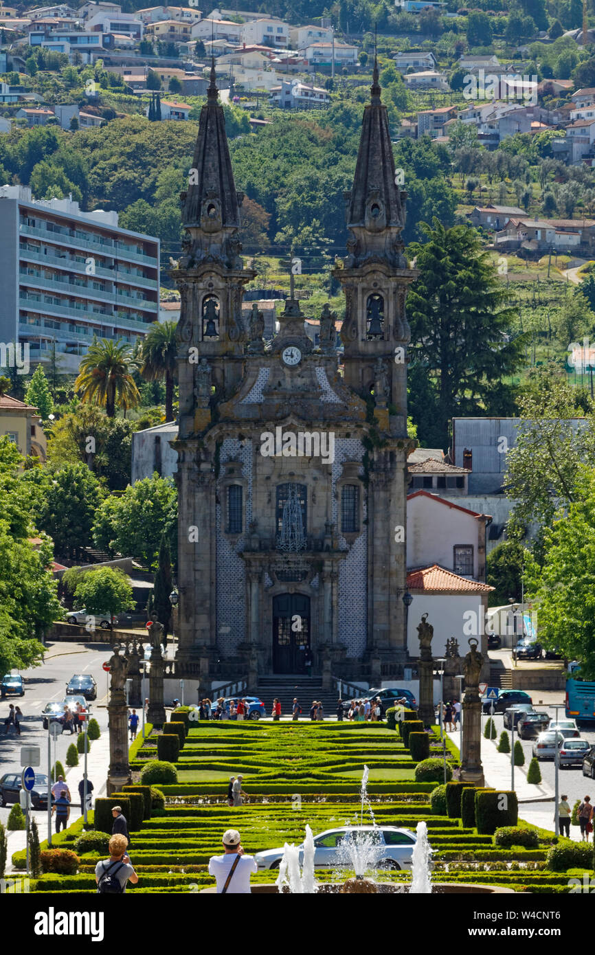 Chiesa della Consolazione, Nossa Senhora da Consolacao, 1576-1785, Cattolica, antico edificio religioso, Largo da Republica do Brasil, sito UNESCO, Europa, GU Foto Stock