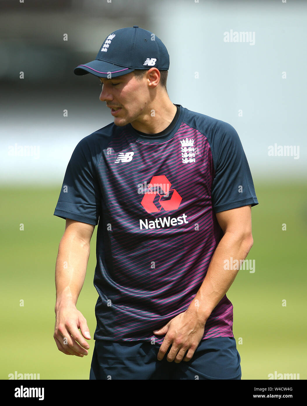 L'Inghilterra del Rory brucia durante la sessione di reti a Lord's, Londra. Foto Stock