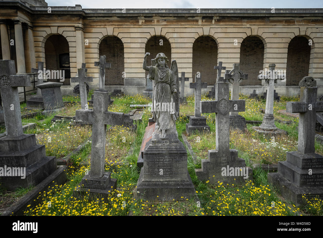 Brompton Cemetery Open Day. Una delle 'Magnificent sette' cimiteri in London, England, Regno Unito Foto Stock