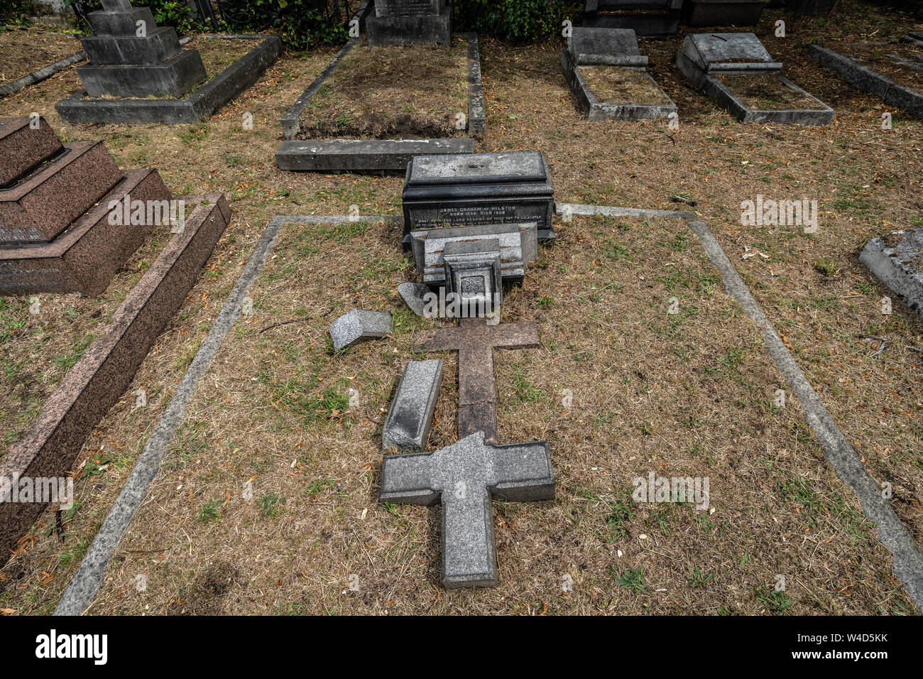 Brompton Cemetery Open Day. Una delle 'Magnificent sette' cimiteri in London, England, Regno Unito Foto Stock